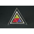 Lucite Triangle Embedment Award (6"x7/8")
